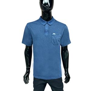 Tùy Chỉnh Thiết Kế Riêng Của Bạn Thương Hiệu Chất Lượng Cao Đồng Bằng Mùa Hè Thoáng Khí Nhanh Chóng Khô Người Đàn Ông Của Ve Áo Polo Áo Sơ Mi Một Túi Cho Thể Thao Người Đàn Ông - Product Image 5