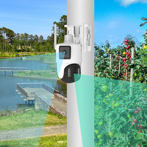 V380 BP5 nueva cámara Bullet PTZ 2MP + 2MP360 grados h.265 cámara de vigilancia inalámbrica lente Dual 4G Cámara Solar con tarjeta Sim - Product Image 4