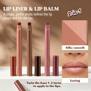 <span class=keywords><strong>Crayon</strong></span> à <span class=keywords><strong>lèvres</strong></span> mat sans logo, best-seller, multifonctionnel, <span class=keywords><strong>crayon</strong></span> contouring pour les yeux, couleur intense, hydratant, brillant, 2-en-1 - Product Image 3