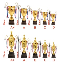 Yiwu Collection Base en bois professionnelle pour trophée trophée de Base en métal personnalisé trophée en gros or argent Bronze trophée