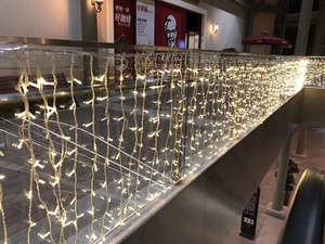 Guirnalda de luces de hadas LED de gran oferta de 3M x 3M para Navidad, boda, fiesta familiar, Patio, Navidad, luz de carámbano comercial - Product Image 4