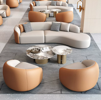 Canapé Chesterfield moderne et durable à une place pour bureau, salle d'attente, visiteurs, modulaire incurvé avec revêtement en tissu et base en métal pour salon