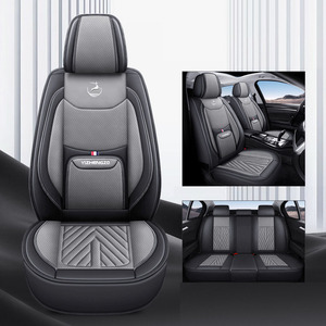 Kaliteli promosyon yeni tam Surround sabit bel tam deri araba koltuk minderi dört mevsim evrensel klozet kapağı - Product Image 2