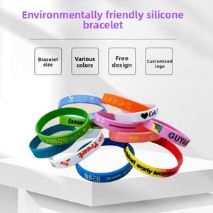 Bracelets en silicone sportifs personnalisés avec logo du fabricant, gravure de motifs et logo, décorations de fête - Product Image 2