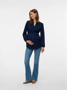 <span class=keywords><strong>Camicetta</strong></span> Premaman con Polsini Elasticizzati Funzione Allattamento <span class=keywords><strong>Maniche</strong></span> Lunghe <span class=keywords><strong>a</strong></span> <span class=keywords><strong>Palloncino</strong></span> per Donne in Gravidanza - Product Image 4