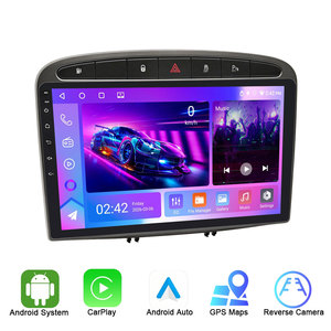 Reproductor Multimedia con Pantalla Táctil para Automóvil Rhythm de 9 Pulgadas, Navegación, Bluetooth, USB, Unidad de Cámara de Reversa para Peugeot 308/408 2007-2015 - Product Image 1