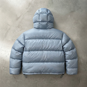 Abrigo acolchado de algodón extragrande estilo streetwear con capucha y dobladillo con cordón para <span class=keywords><strong>hombre</strong></span>, venta al por mayor OEM, personalizado, para <span class=keywords><strong>invierno</strong></span> - Product Image 2