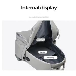 New Business Daily Shock Absorbing Laptop Anti Splash Waterproof <b>for</b> Men <b>Women</b> <b>Travel</b> <b>Backpack</b> Laptop Back Pack Bagpack - Product Image 3