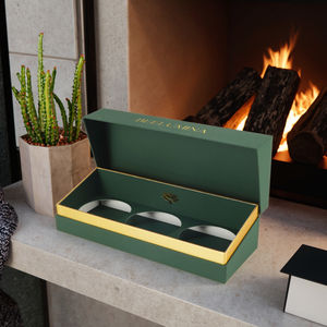 Emballage de boîte de papier fait main écologique boîte-cadeau de bougie verte personnalisée option de gros disponible - Product Image 6