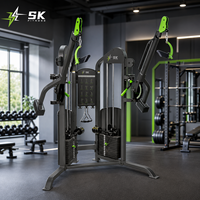 Equipo de Gimnasio Comercial SK, Máquina de Entrenamiento de Fuerza Profesional con Cables, Entrenador Funcional para Uso en Centros de Fitness