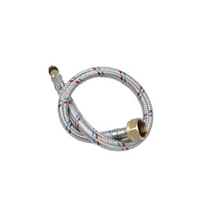 Buena calidad F1/2 aluminio Flexible trenzado manguera <span class=keywords><strong>de</strong></span> Metal cocina grifo entrada tubería <span class=keywords><strong>de</strong></span> <span class=keywords><strong>agua</strong></span> <span class=keywords><strong>para</strong></span> lavabos grifos - Product Image 5