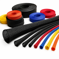 Funda Protectora de Cables Expandible de PET Trenzado Industrial