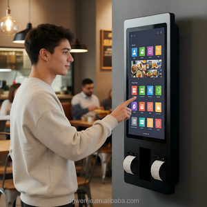 Kiosque de paiement en libre-service WENJIE 21,5/27 pouces avec système Android pour hôtels, restaurants, halls d'accueil et points de paiement pour les cabinets d'accountants - Product Image 1