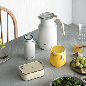 Japan High Quality Rectangle Shape Single-Tier Latte Bento Lunch Box Stainless Steel - Product Image 5