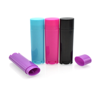Logo personnalisé 4.5g tube en plastique pour rouge à lèvres baume à lèvres emballage cosmétique remplissage conteneur en