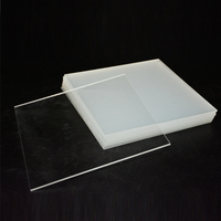 Feuille de plastique APET transparente de 2 mm, haute transparence, rigide, pour espacement, cloisons de fenêtres, barrières de protection, découpe, écologique