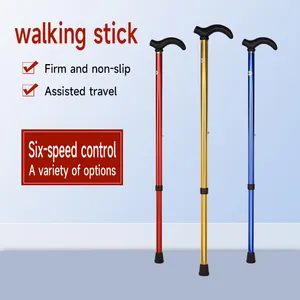 Aluminum Alloy Hiking Walking Stick Collapsible Telescopic Camping Walking Hiking Walking Stick Trekking Poles