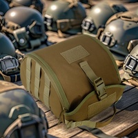 Sac de casque tactique rembourré avec montage MOLLE et couverture rigide porte-casque à dégagement rapide pour casques rapides Mich et Standard
