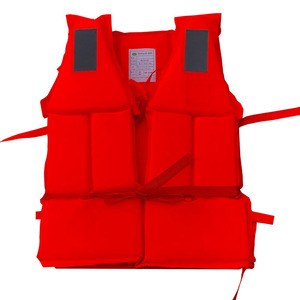Gilet de sauvetage JF-028 50N en mousse flottante, tailles adulte et enfant, couleur rouge, pour rafting et pêche - Product Image 5