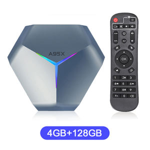 Em Smart TV Android 10.0 A95XF4 Box AV1 Display 4G128G Compatible con BT4.1 Amlogic S905X4 8K UHD - Product Image 1