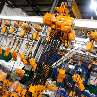 CE TUV prix bon marché 0.25-25 tonnes levage palan chariot treuil moteur mini grue remorque électrique palan à chaîne avec télécommande sans fil