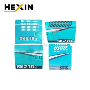 Parts <b>Radiator</b> Pump Excavator Door <b>Panel</b> SK200/210/250/260/330/350LC-8 Super for Kobelco - Product Image 1