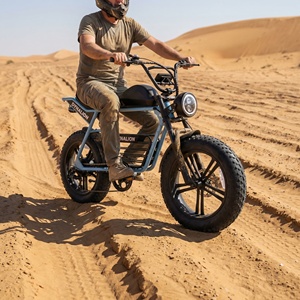 Bicicleta Eléctrica Todoterreno Scrambler E con Agarre Suave para Superficies Irregulares, Frenos de Disco Hidráulicos, Ideal para Acceso a <span class=keywords><strong>Dunas</strong></span> de Arena - Product Image 2
