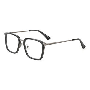 Monturas Ópticas Italianas Mazzucchelli, Marcos Ópticos, Montura de Metal y Acetato, Armazón de Gafas Ópticas - Product Image 1