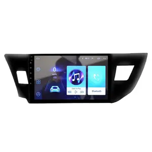 android Car player with navigation reverse camera rear view video radio mirrorring BT For Toyota Corolla 2014 2015 2016