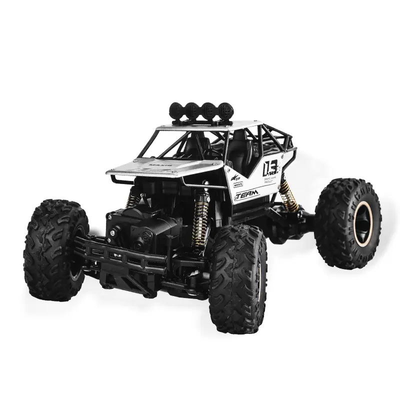 6141 RC Rock Crawler RC Dua Baterai 4WD 1/18 Paduan Mainan Kendaraan Off Road Remote Control Mobil Paduan Mendaki Sepeda 1:16