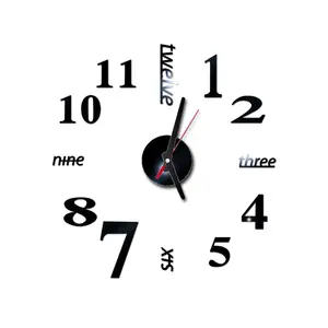 Relógio de substituição algarismos relógio de reparação peças número arábia diy