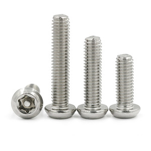 Wanqian Fasteners Torx Head Machine Screws M5 M6 M8 M10 304 Stainless Steel Flat Round Head Standard Grade 10.9 12.9 - Product Image 1