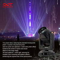 Projecteur laser à tête mobile 260W étanche IP65 pour extérieur, idéal pour les clubs, concerts et spectacles de groupes