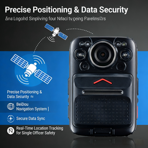 Caméra corporelle vidéo en temps réel 2180P, enregistreur portable avec positionnement GPS et résistance aux chutes de 2 m pour l'enregistrement d'évidences de <span class=keywords><strong>patrouille</strong></span> - Product Image 5