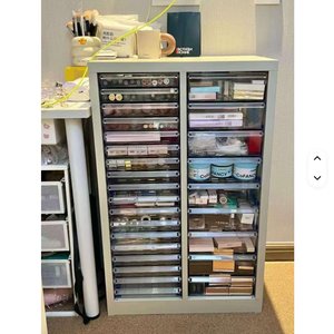 Beauty Salon Nail Shop Drawer Storage Cabinet Color Nail Polish Cabinet Display Shelf for Nail Salon in <b>Cheap</b> Price - Product Image 5