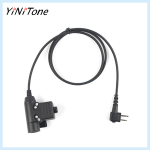 Adaptateur de casque U94 PTT en plastique ABS durable, compact et facile à utiliser pour Motorola GP88 GP2000 Yaesu Ham <span class=keywords><strong>Radio</strong></span> - Product Image 3
