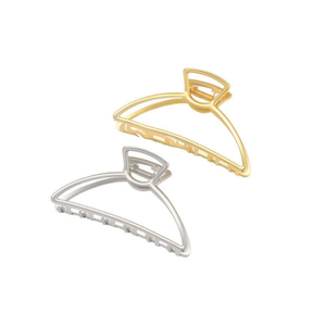 Pince à cheveux en métal de type D, 7,5 cm, tendance, pour femmes - Product Image 2