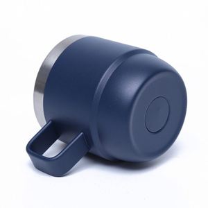 Generic Creative 14oz Office Tea Coffee Mug Stainless Steel <b>Double</b> <b>Wall</b> Cup with Ergonomic Handle - Product Image 5