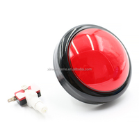 Jumbo 100mm en forme de dôme LED boutons d'arcade illuminés auto-réinitialisants grands interrupteurs de jeu pour Mini Machines de jeu 5V