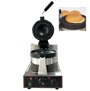 Machine à collation antiadhésive commerciale Italie Gelato Press 220V Crème glacée Hamburger Gaufrier