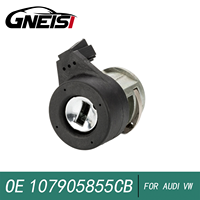 Cylindre de serrure de contact, compatible avec VW Polo, Passat, Jetta, Audi A4, A6, 2000-2009, Numéros de pièces : 107905855CB, 107905855CA