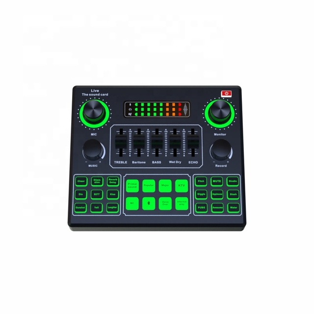 Ready to Ship Live V9s Mic Input Audio Mixer Console Mini Sound Card
