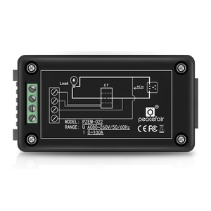 มิเตอร์วัดพลังงานไฟฟ้าแบบดิจิตอลเฟสเดียว PZEM-022 AC 220V 6in1 วัดกระแส แรงดัน กำลังไฟฟ้า ความถี่ พร้อม CT แยกส่วน ได้รับการรับรอง CE/FCC 1.0 - Product Image 6