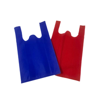 Sacs de remerciement personnalisés en usine JIEWEI pour le shopping sac de gilet non tissé en PP pour t-shirt