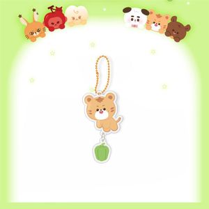 Kpop BIG-MOONG-CHILL dessin animé mignon acrylique porte-clés 5CM longue chaîne pendentif à breloque sac à dos accessoires Decora Johnny YUTA cadeau - Product Image 6