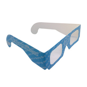 Lunettes 3D en carton biodégradable Beckon pour commandes en gros – Idéales pour soirées cinéma, promotions et salons professionnels - Product Image 1