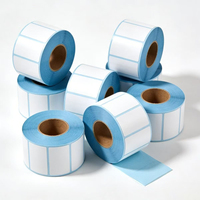 Rouleaux d'étiquettes thermiques vierges multi-tailles, papier auto-adhésif, étiquettes de prix pour supermarchés, impression de codes-barres pour l'épicerie et la vente au détail