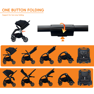 <span class=keywords><strong>Poussette</strong></span> Bébé Système de Voyage 3-en-1 Pliable de Luxe de Haute Qualité Personnalisée OEM avec Siège Auto pour Enfants de 3 Ans - Product Image 4