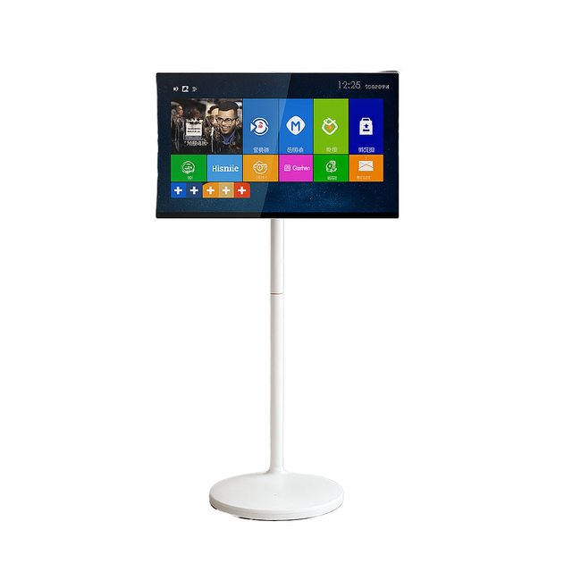 32 Inch Tablet TV Smart Touch Screen Android OS 8GB+128GB Storage Rotating TV Stand LED 144HZ Bathroom TV Portable