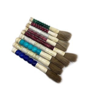 Pincel de escritura chino con cuentas de Jade Natural de gran tamaño a precio barato de fábrica para decoración del hogar - Product Image 2
